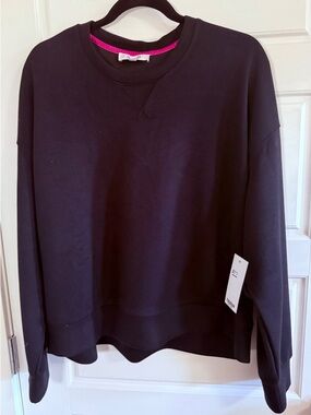 BWT Toboggan Black Super Soft Women's Crewneck Sweatshirt 1XL